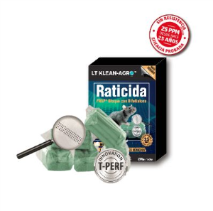 Raticida en bloque klean agro 280 gr.